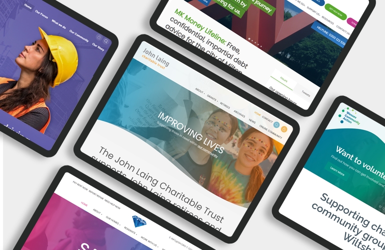 Charity websites