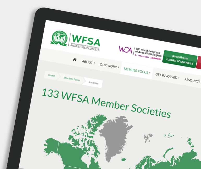 The World Federation of Societies of Anaesthesiologists