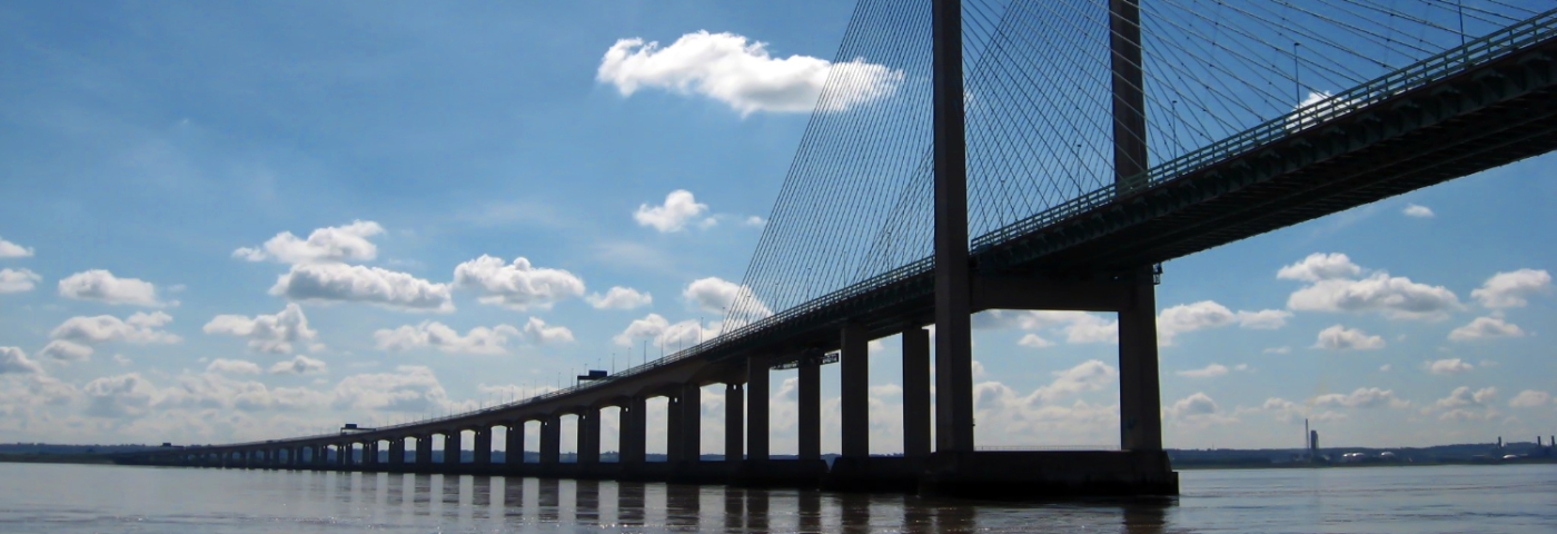 The Severn Bridge.