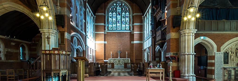 Church interior.