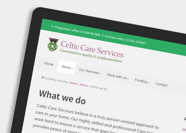 Celtic Care Services Screenshot